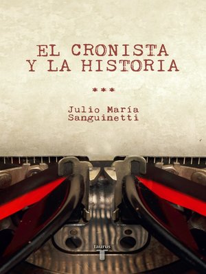 cover image of El cronista y la historia